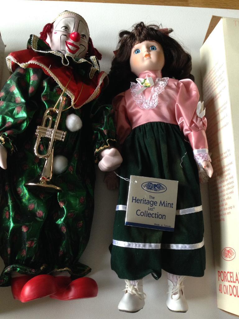heritage dolls clown